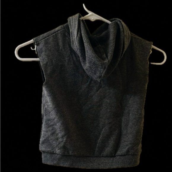 Pink Floyd Charcoal Sleeveless Kids Hoodie - Picture 2 of 3